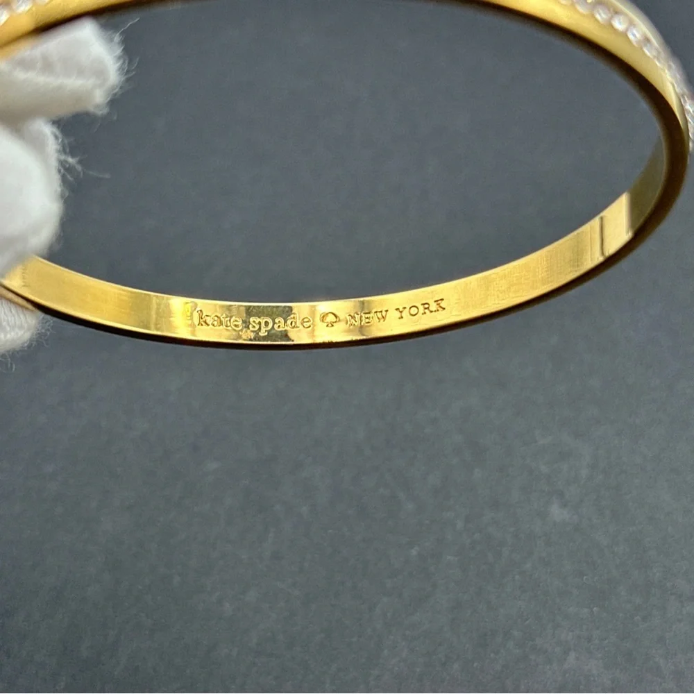 Kate Spade‎ All That Glitters Bracelet Gold Pave Sparkling Bangle Dh - Picture 4 of 6